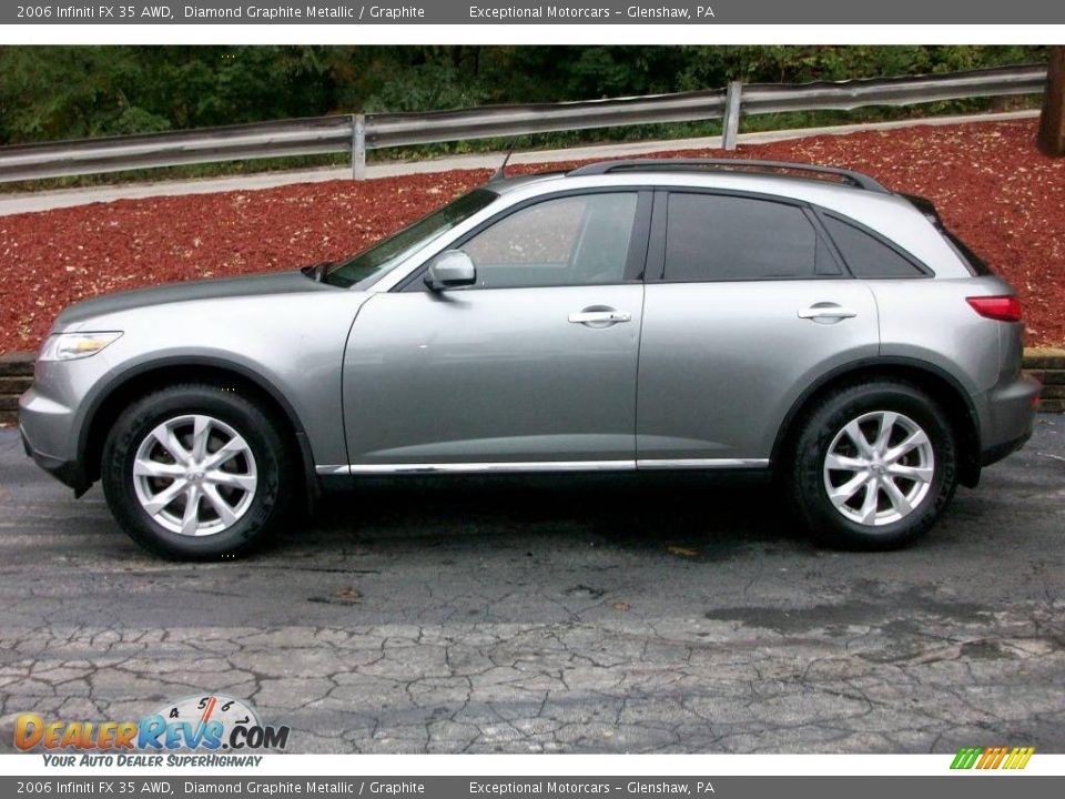 2006 Infiniti FX 35 AWD Diamond Graphite Metallic / Graphite Photo #2