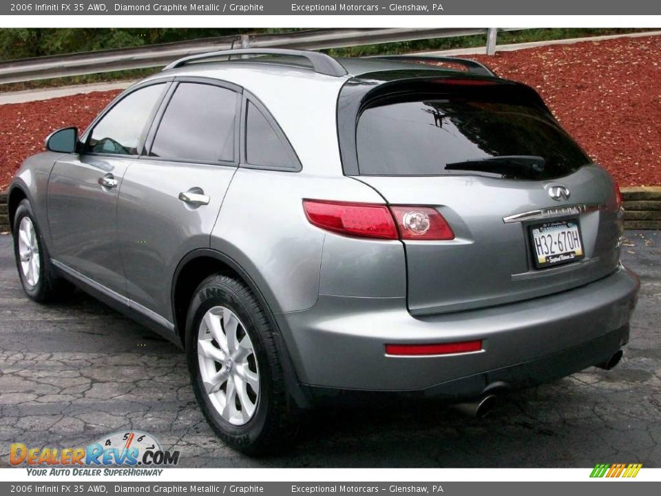 2006 Infiniti FX 35 AWD Diamond Graphite Metallic / Graphite Photo #3