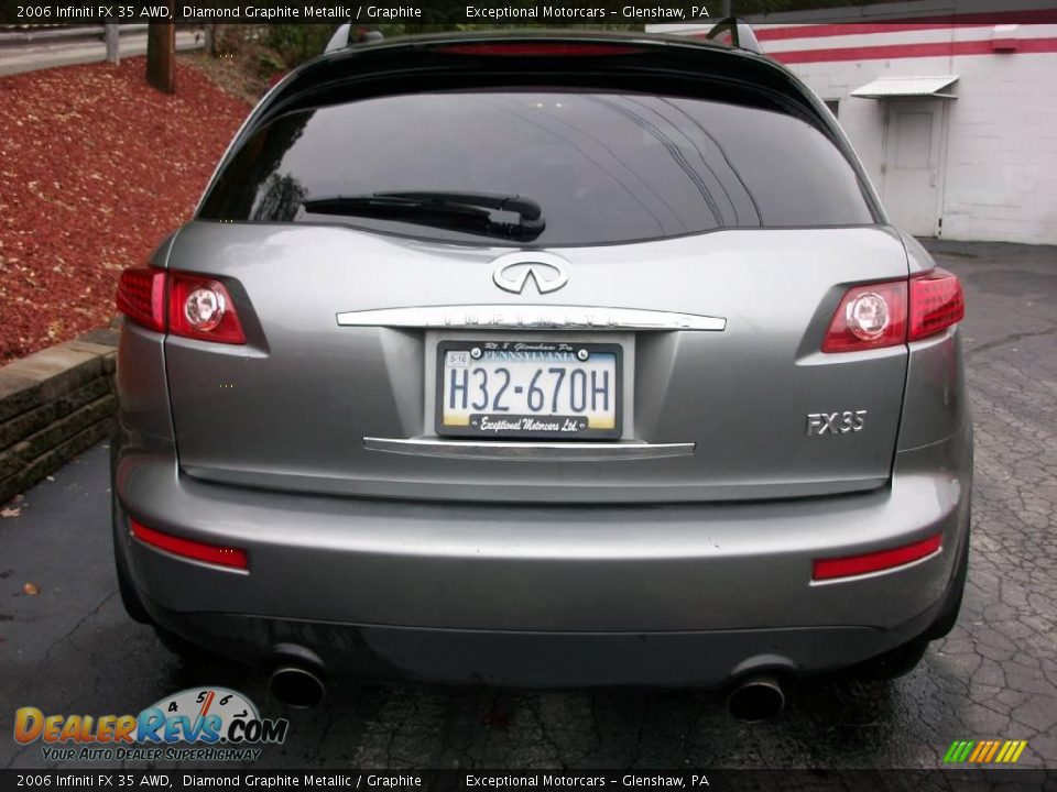 2006 Infiniti FX 35 AWD Diamond Graphite Metallic / Graphite Photo #4
