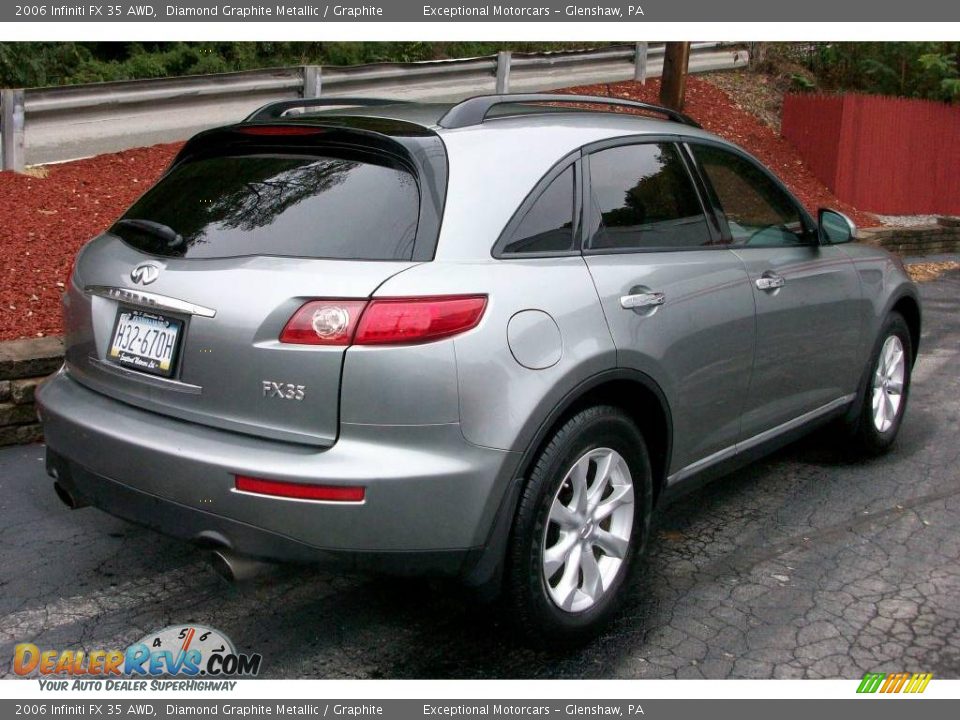 2006 Infiniti FX 35 AWD Diamond Graphite Metallic / Graphite Photo #5
