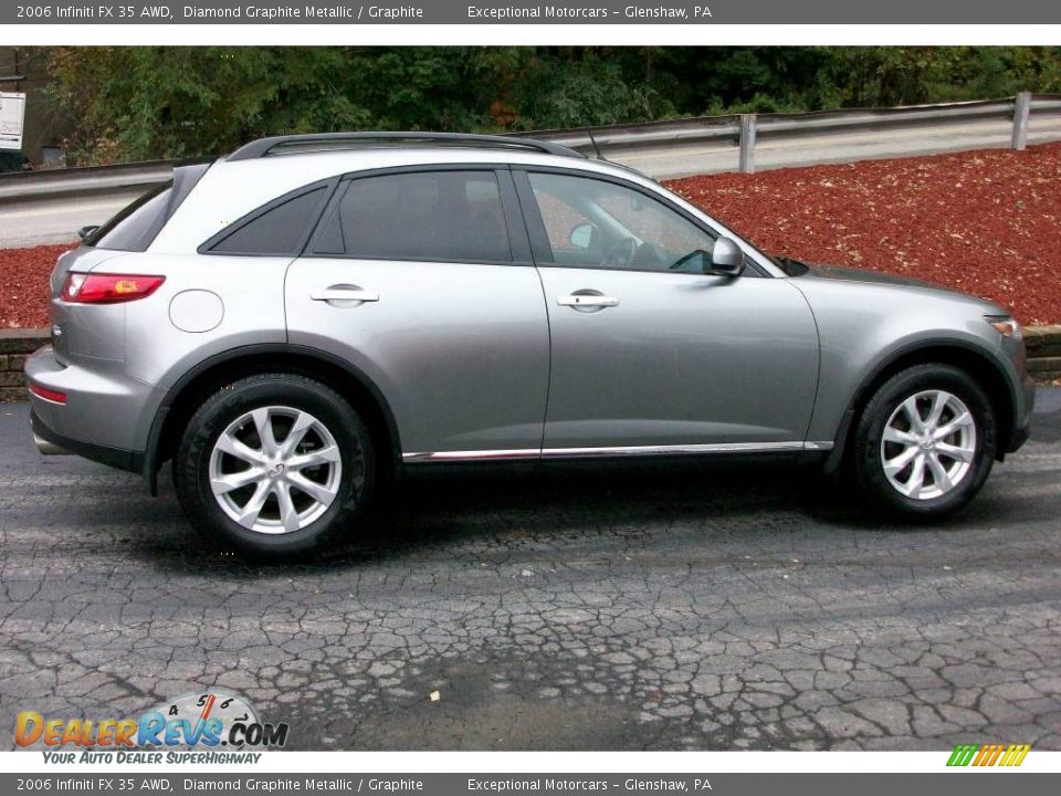 2006 Infiniti FX 35 AWD Diamond Graphite Metallic / Graphite Photo #6