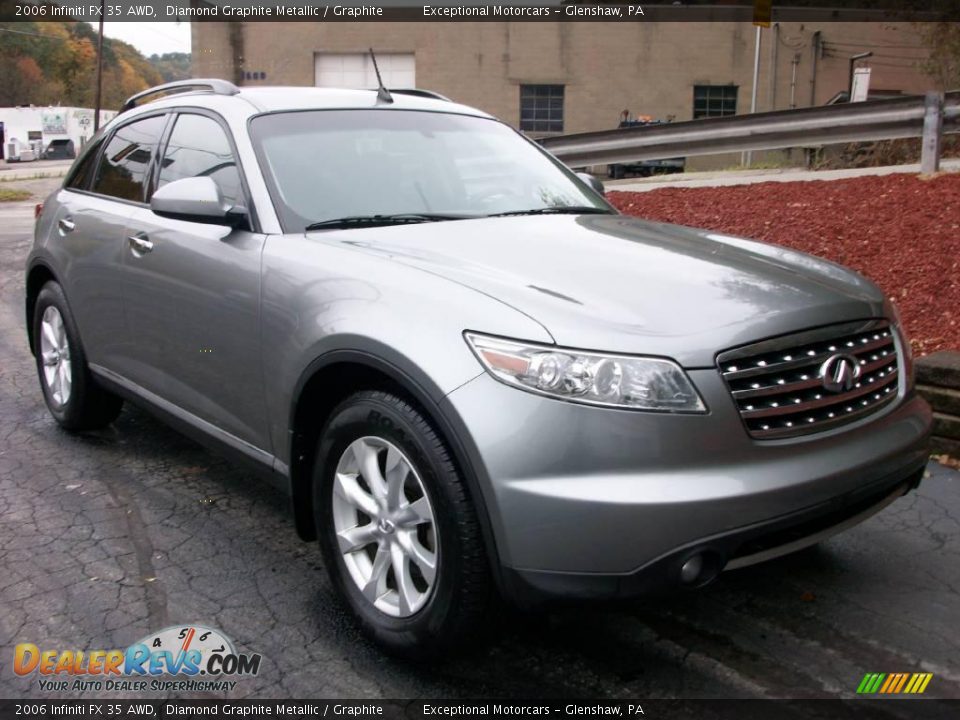 2006 Infiniti FX 35 AWD Diamond Graphite Metallic / Graphite Photo #7