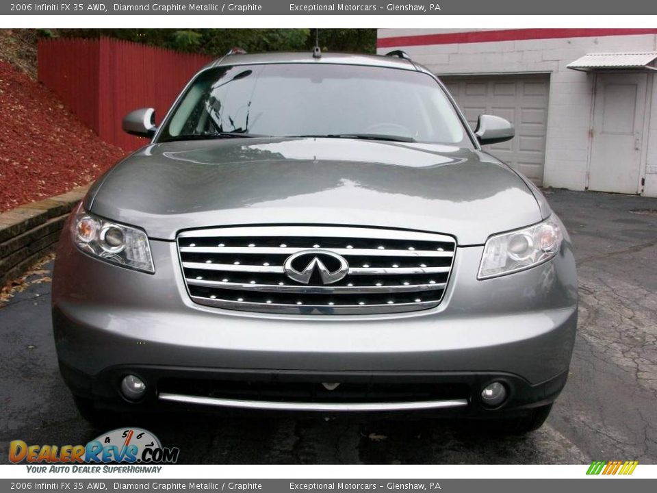 2006 Infiniti FX 35 AWD Diamond Graphite Metallic / Graphite Photo #8
