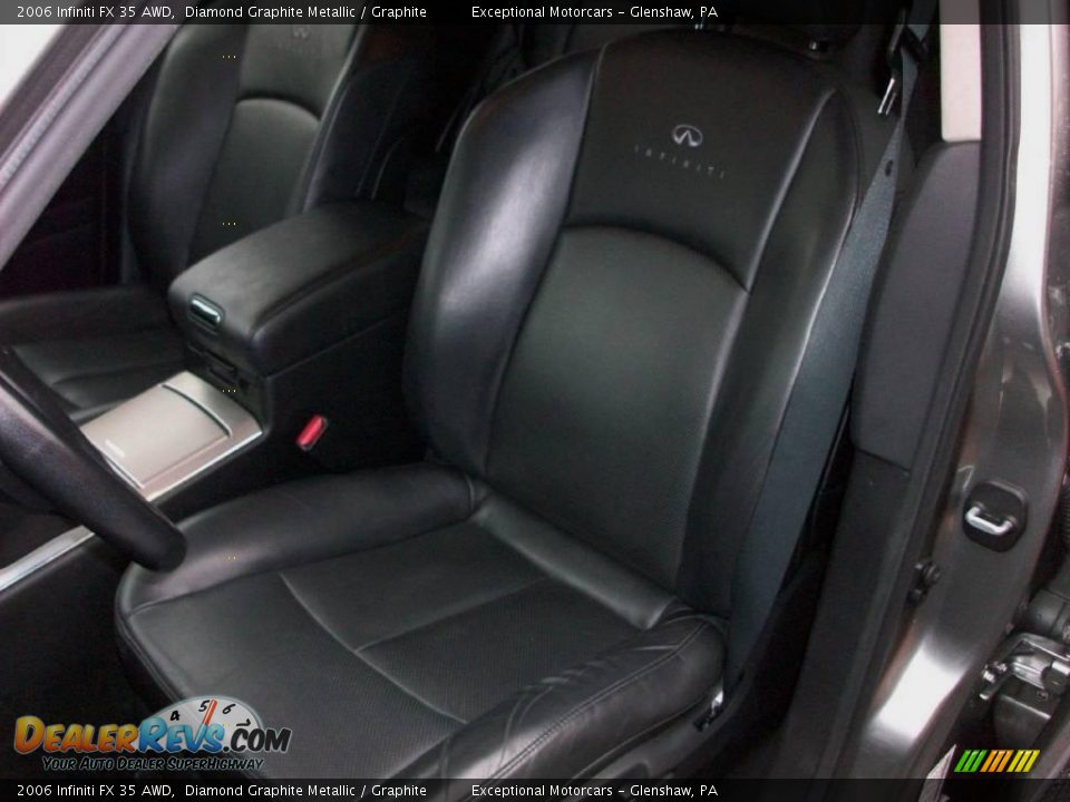 2006 Infiniti FX 35 AWD Diamond Graphite Metallic / Graphite Photo #11