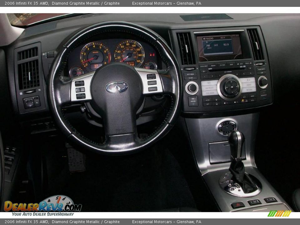 2006 Infiniti FX 35 AWD Diamond Graphite Metallic / Graphite Photo #12