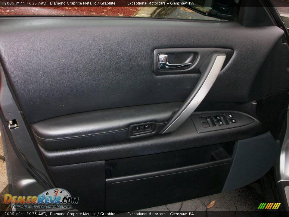 2006 Infiniti FX 35 AWD Diamond Graphite Metallic / Graphite Photo #16