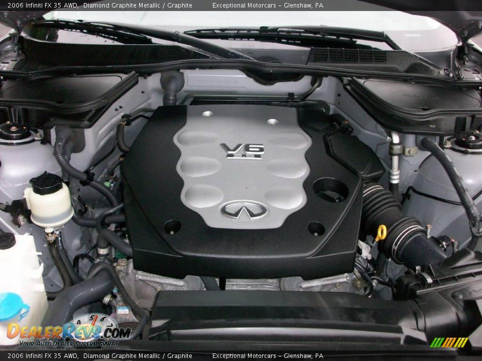 2006 Infiniti FX 35 AWD Diamond Graphite Metallic / Graphite Photo #26