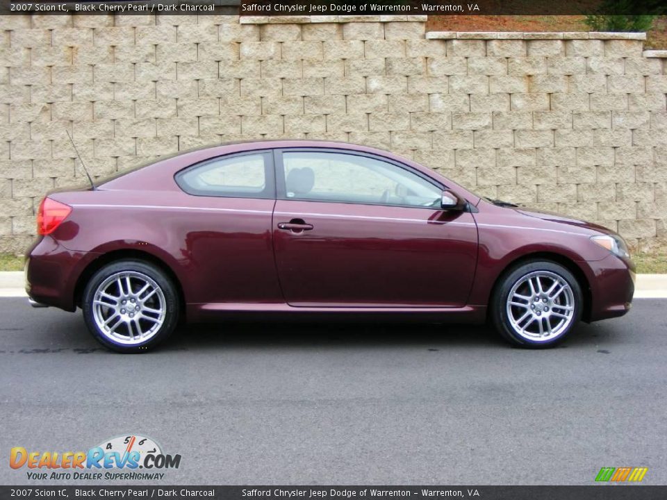 2007 Scion tC Black Cherry Pearl / Dark Charcoal Photo #4