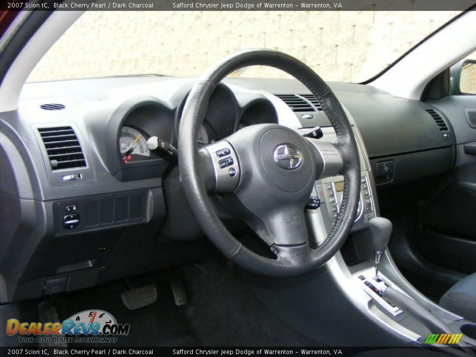 2007 Scion tC Black Cherry Pearl / Dark Charcoal Photo #11