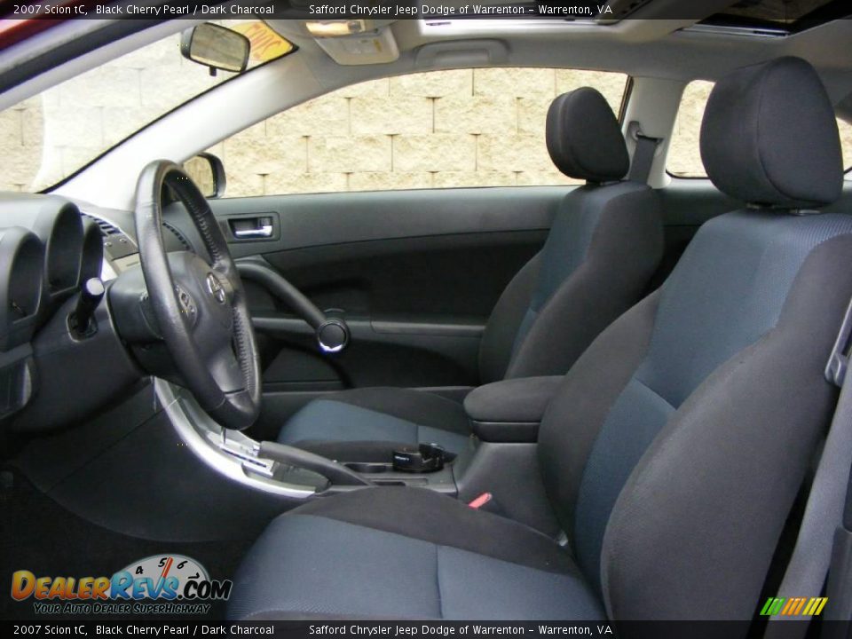 2007 Scion tC Black Cherry Pearl / Dark Charcoal Photo #12