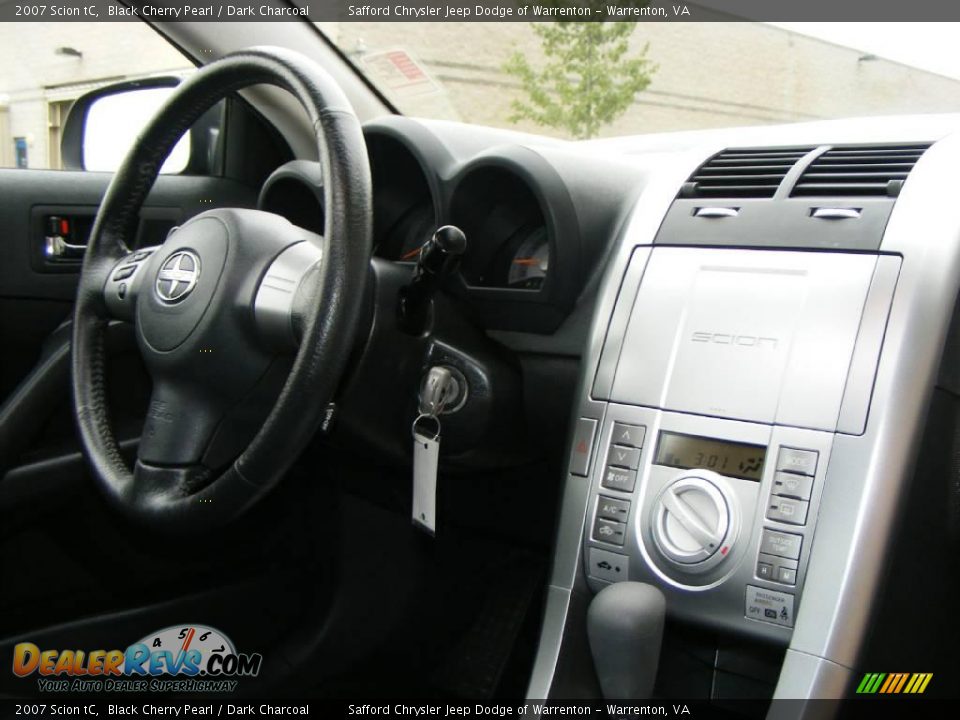 2007 Scion tC Black Cherry Pearl / Dark Charcoal Photo #15