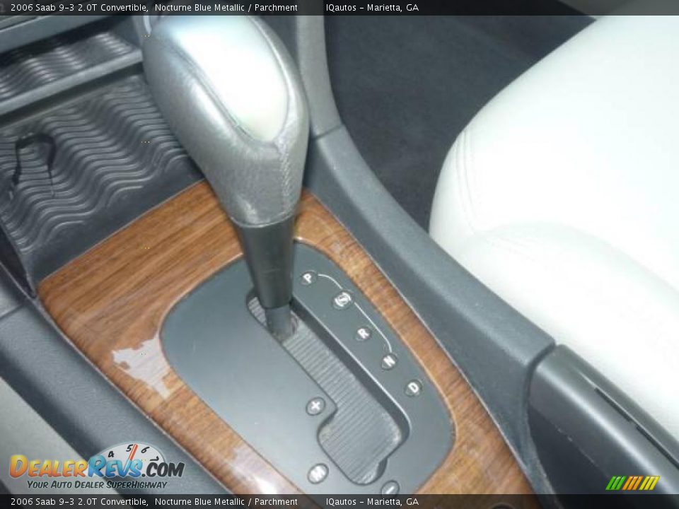2006 Saab 9-3 2.0T Convertible Nocturne Blue Metallic / Parchment Photo #18