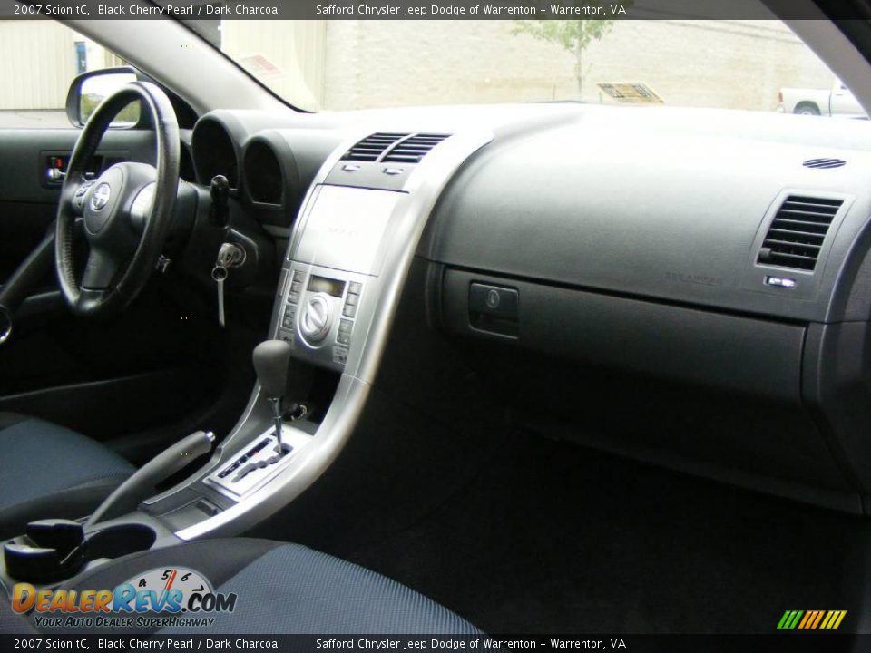 2007 Scion tC Black Cherry Pearl / Dark Charcoal Photo #16