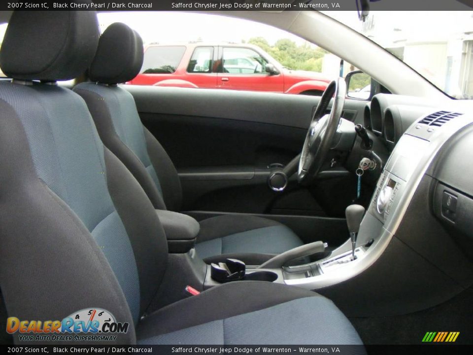 2007 Scion tC Black Cherry Pearl / Dark Charcoal Photo #17
