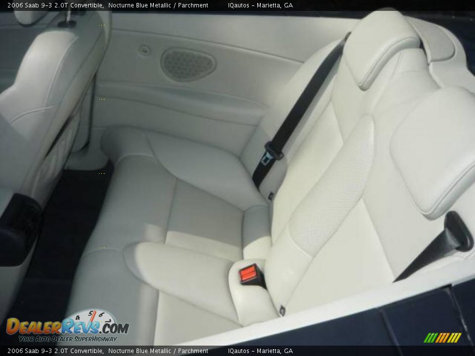 2006 Saab 9-3 2.0T Convertible Nocturne Blue Metallic / Parchment Photo #21