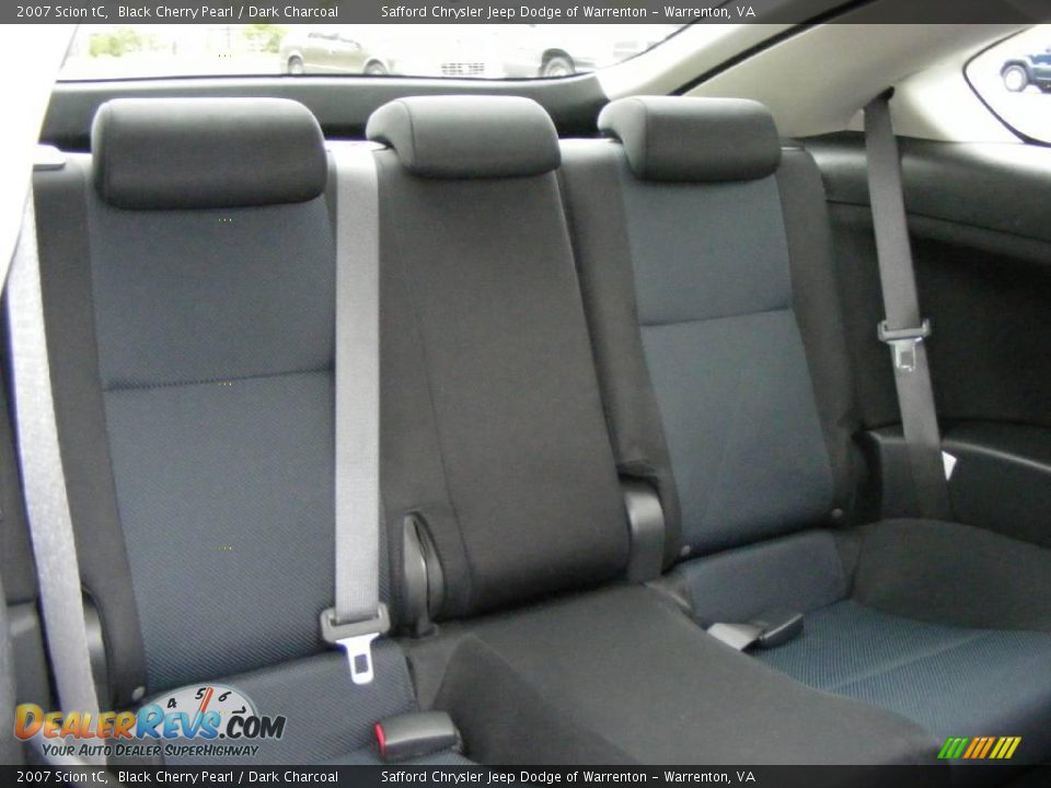2007 Scion tC Black Cherry Pearl / Dark Charcoal Photo #19