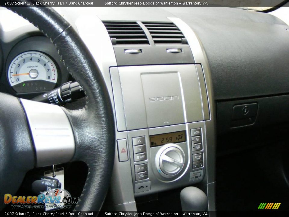 2007 Scion tC Black Cherry Pearl / Dark Charcoal Photo #20