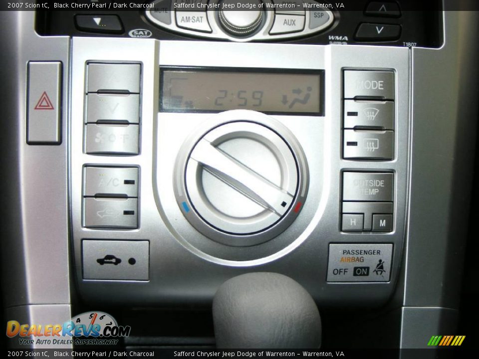 2007 Scion tC Black Cherry Pearl / Dark Charcoal Photo #22