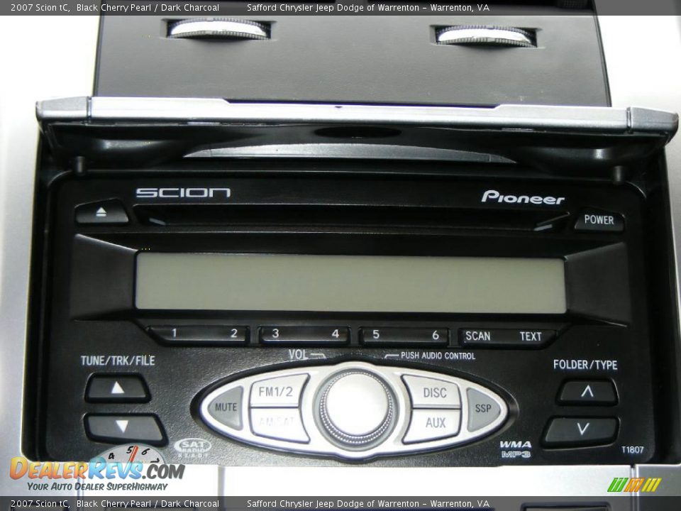 2007 Scion tC Black Cherry Pearl / Dark Charcoal Photo #23