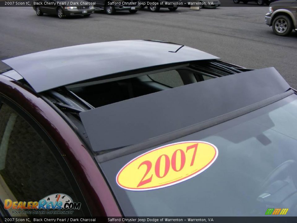 2007 Scion tC Black Cherry Pearl / Dark Charcoal Photo #28