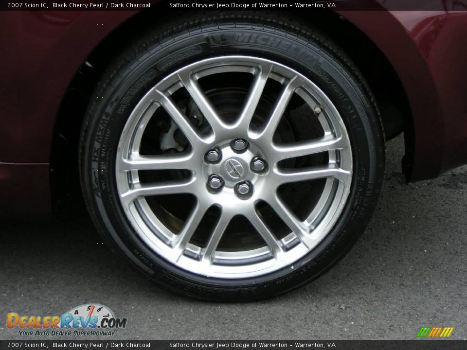 2007 Scion tC Black Cherry Pearl / Dark Charcoal Photo #29