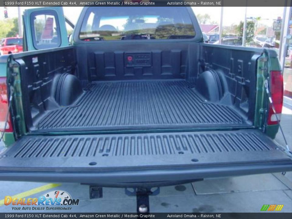 1999 Ford F150 XLT Extended Cab 4x4 Amazon Green Metallic / Medium Graphite Photo #12