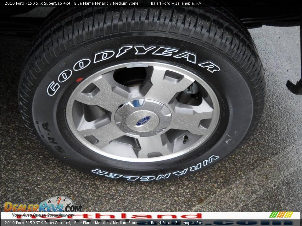 2010 Ford F150 STX SuperCab 4x4 Blue Flame Metallic / Medium Stone Photo #16