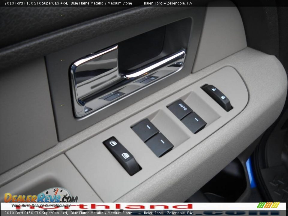 2010 Ford F150 STX SuperCab 4x4 Blue Flame Metallic / Medium Stone Photo #17