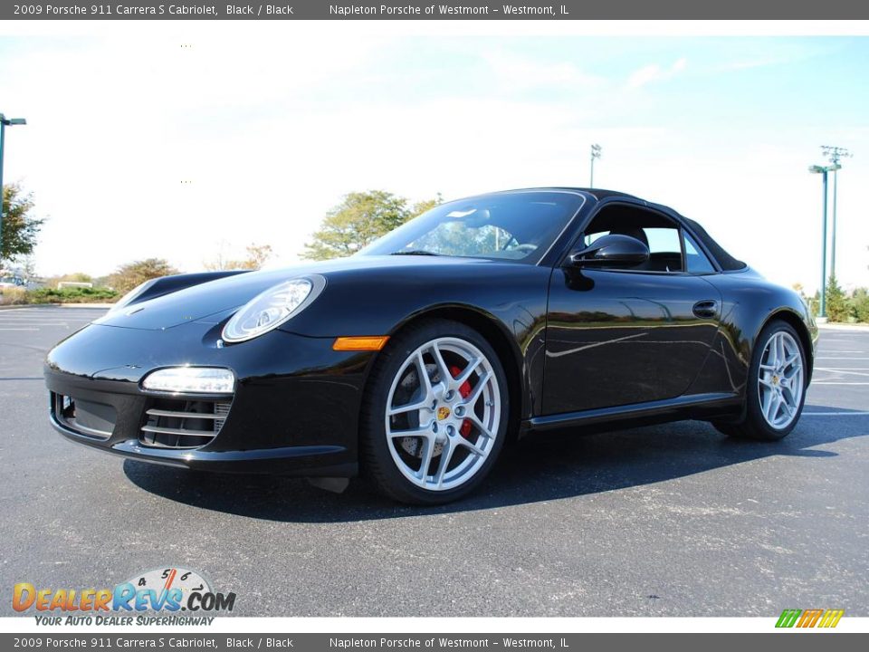 2009 Porsche 911 Carrera S Cabriolet Black / Black Photo #1