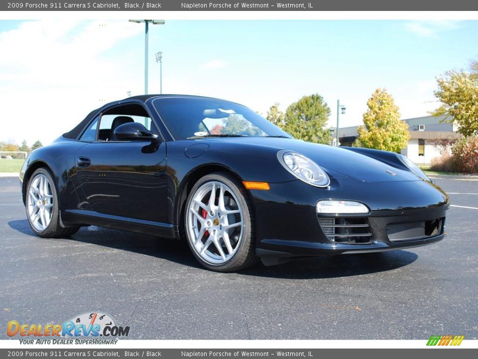 2009 Porsche 911 Carrera S Cabriolet Black / Black Photo #3