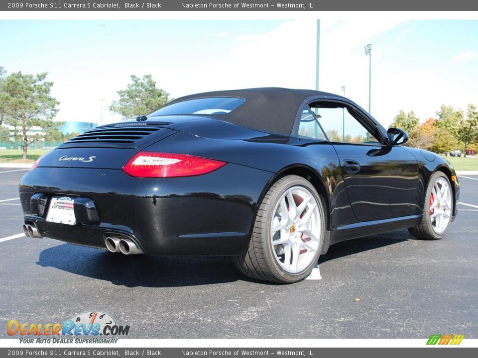 2009 Porsche 911 Carrera S Cabriolet Black / Black Photo #5