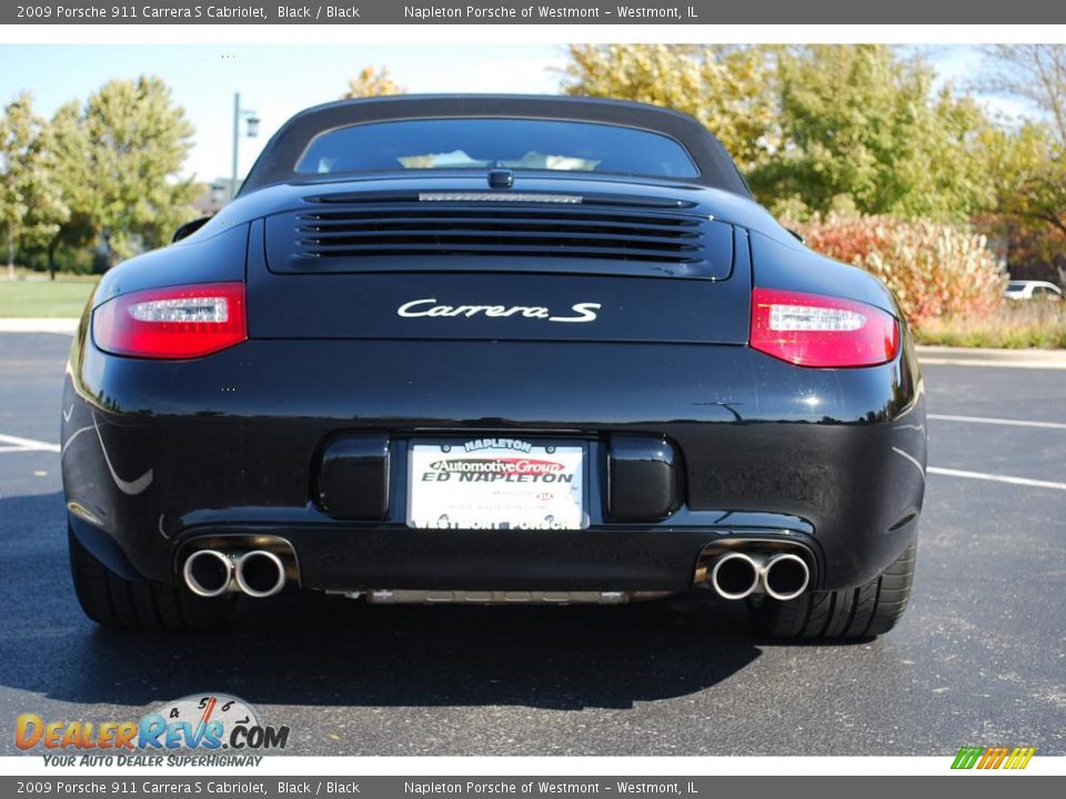 2009 Porsche 911 Carrera S Cabriolet Black / Black Photo #6