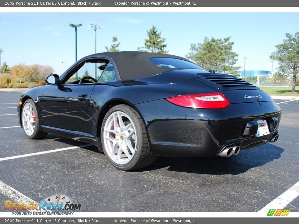2009 Porsche 911 Carrera S Cabriolet Black / Black Photo #7