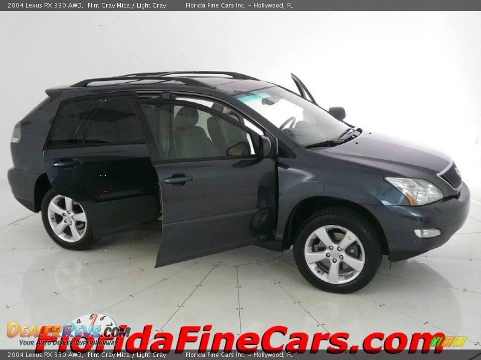 2004 Lexus RX 330 AWD Flint Gray Mica / Light Gray Photo #7