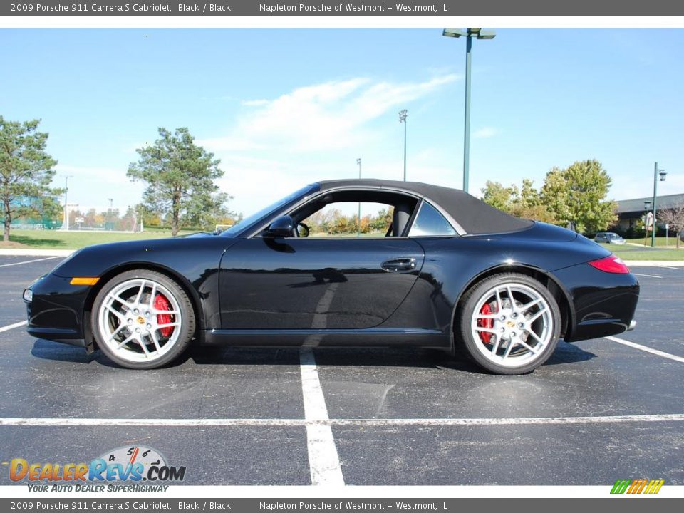 2009 Porsche 911 Carrera S Cabriolet Black / Black Photo #8