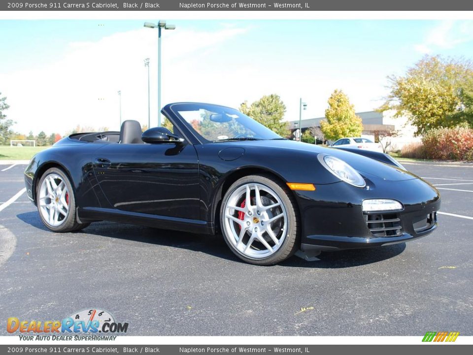 2009 Porsche 911 Carrera S Cabriolet Black / Black Photo #11