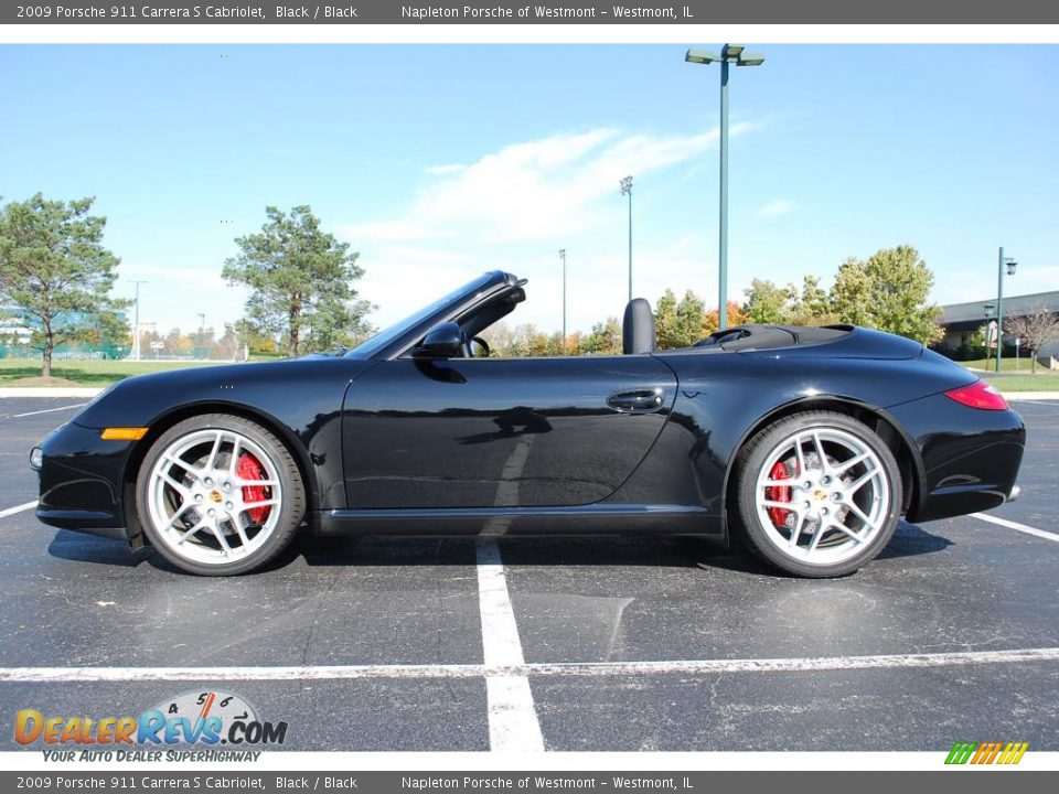 2009 Porsche 911 Carrera S Cabriolet Black / Black Photo #12