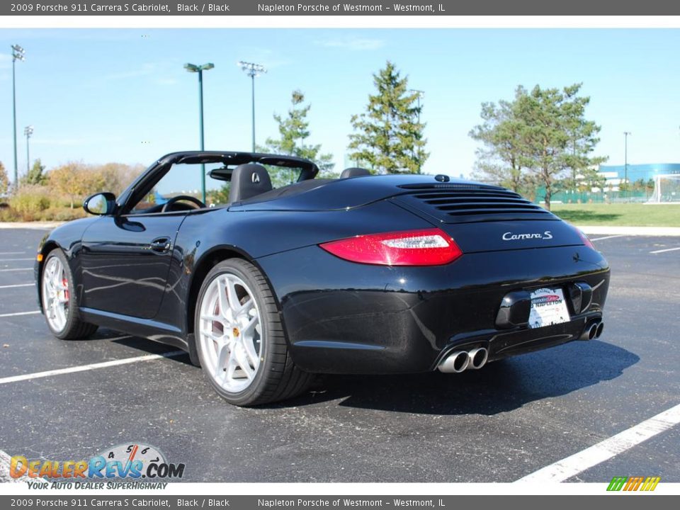 2009 Porsche 911 Carrera S Cabriolet Black / Black Photo #13