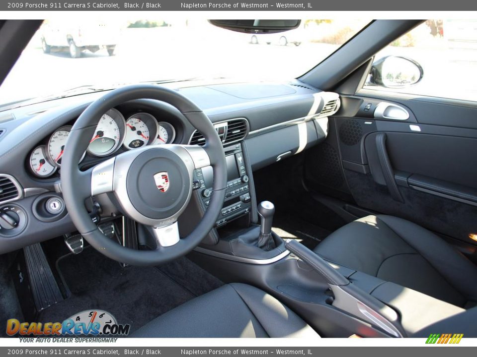 2009 Porsche 911 Carrera S Cabriolet Black / Black Photo #14
