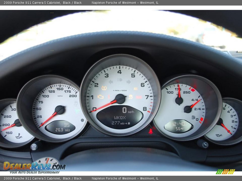 2009 Porsche 911 Carrera S Cabriolet Black / Black Photo #15