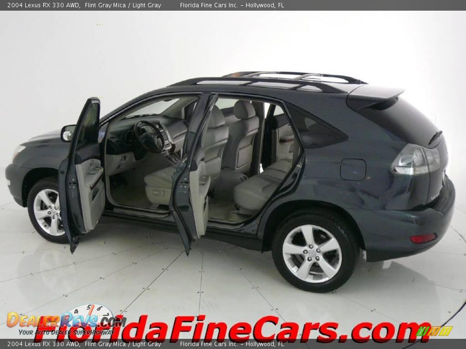 2004 Lexus RX 330 AWD Flint Gray Mica / Light Gray Photo #8