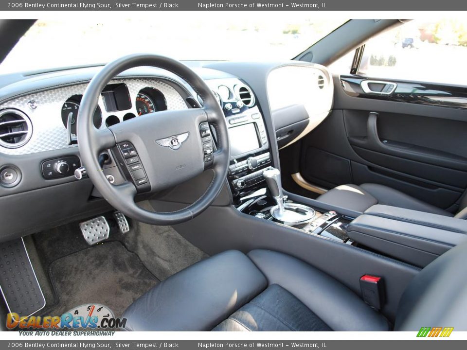 2006 Bentley Continental Flying Spur Silver Tempest / Black Photo #8