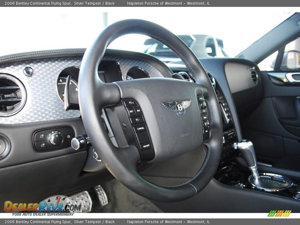 2006 Bentley Continental Flying Spur Silver Tempest / Black Photo #9