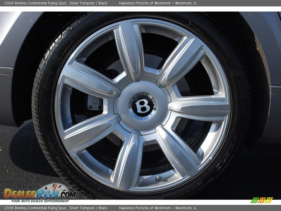 2006 Bentley Continental Flying Spur Silver Tempest / Black Photo #25