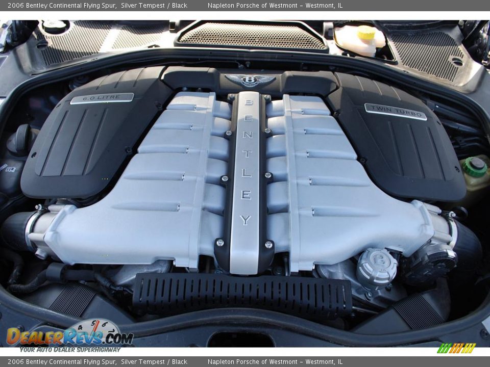 2006 Bentley Continental Flying Spur Silver Tempest / Black Photo #26