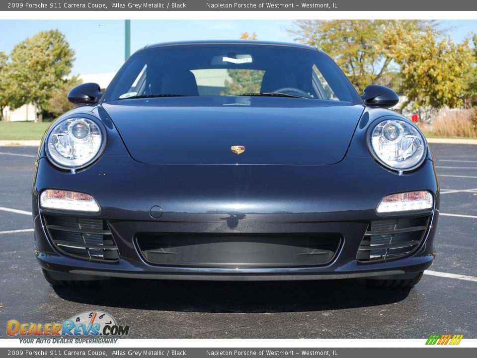 2009 Porsche 911 Carrera Coupe Atlas Grey Metallic / Black Photo #3