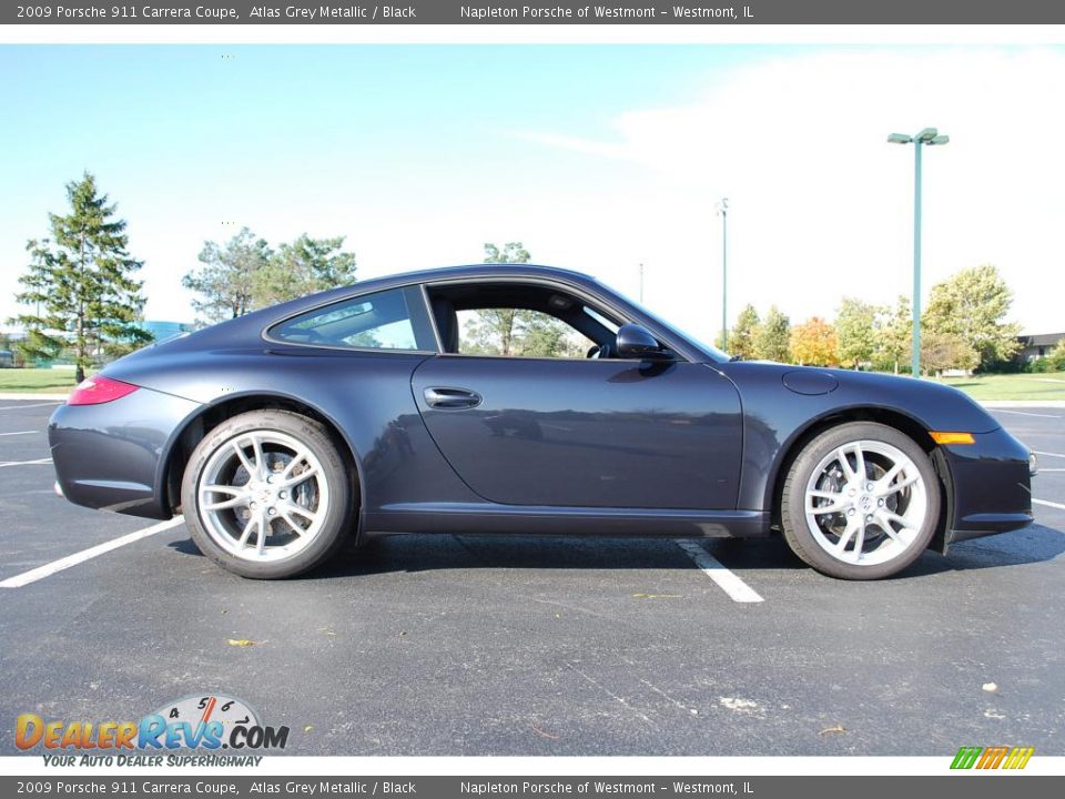 2009 Porsche 911 Carrera Coupe Atlas Grey Metallic / Black Photo #5