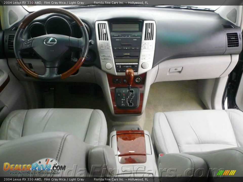 2004 Lexus RX 330 AWD Flint Gray Mica / Light Gray Photo #16