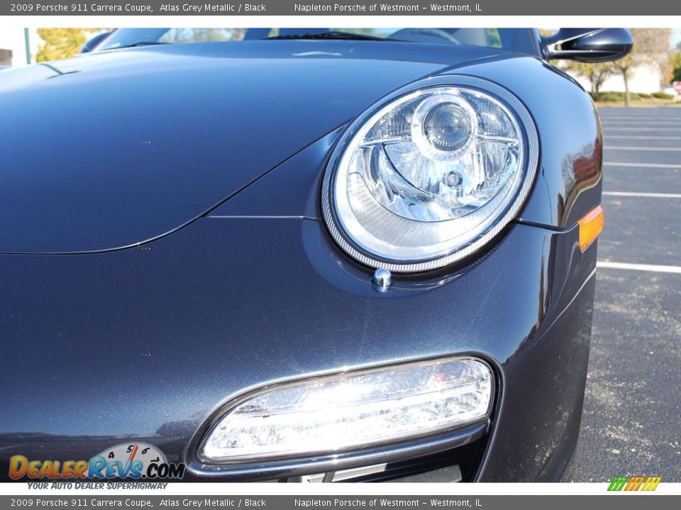 2009 Porsche 911 Carrera Coupe Atlas Grey Metallic / Black Photo #9