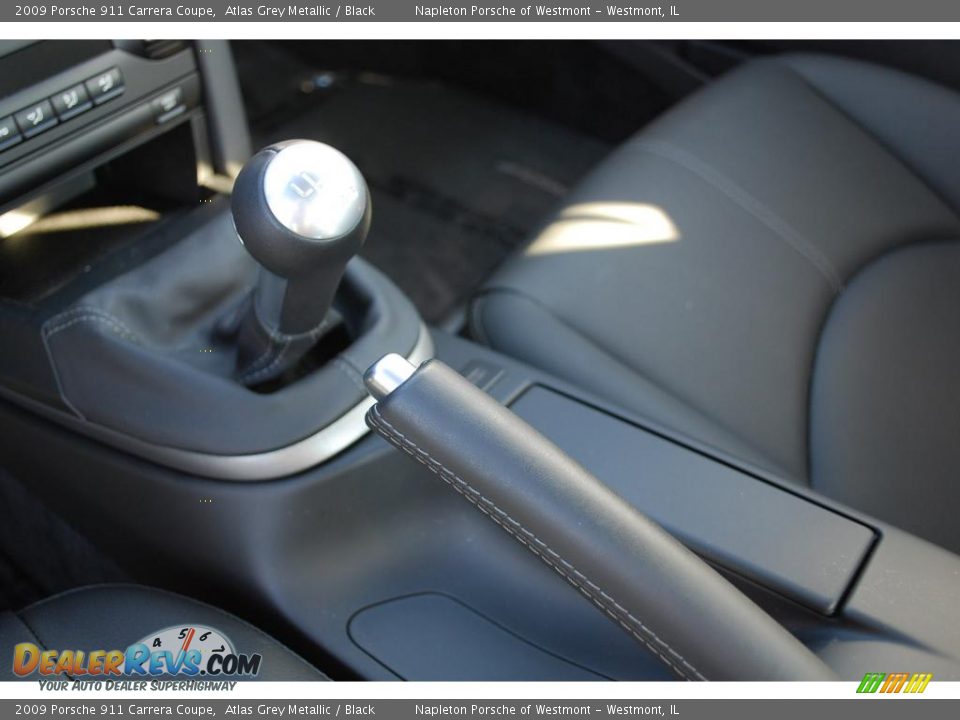 2009 Porsche 911 Carrera Coupe Atlas Grey Metallic / Black Photo #13